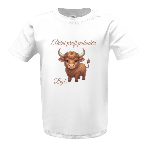 Tričko s potiskem Dětský zvěrokruh - Býk 