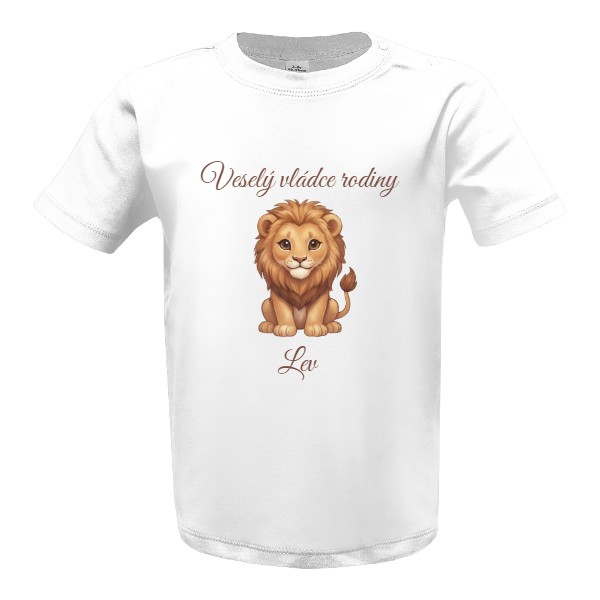 Tričko s potiskem Dětský zvěrokruh - Lev 