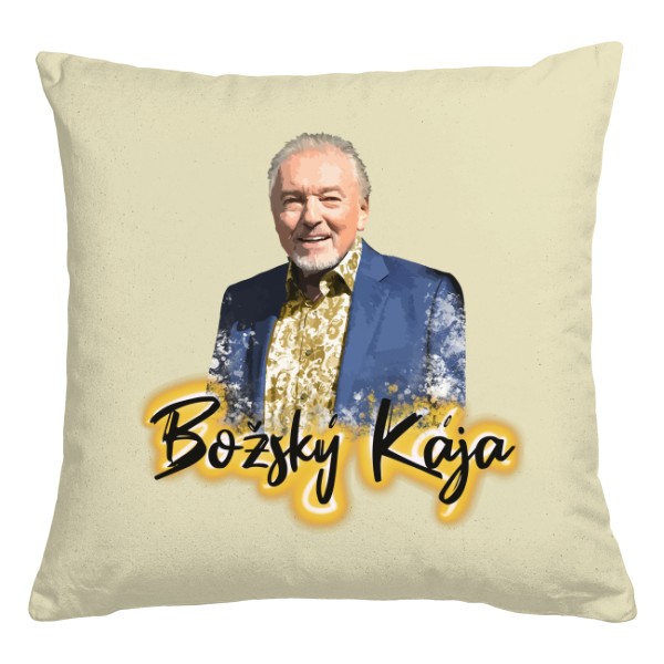 Polštář bavlněný s potiskem Kája Gott Božský polštář