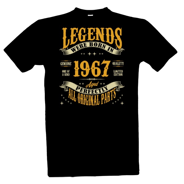Tričko s potiskem Legendy 1967