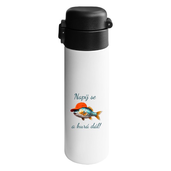Dětská termoska s potiskem Termoska na pití pro děti - kapřík 