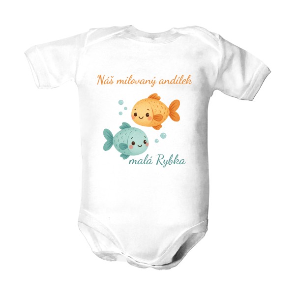 Dětské body  s potiskem Zvěrokruh pro nejmenší - malé Ryby