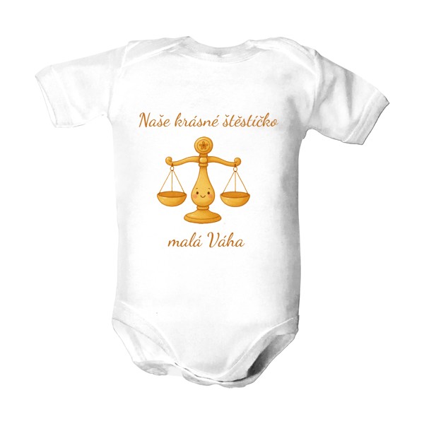 Dětské body  s potiskem Zvěrokruh pro nejmenší - malé Váhy