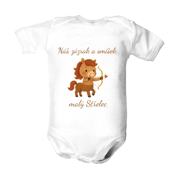 Dětské body  s potiskem Zvěrokruh pro nejmenší - malý Střelec